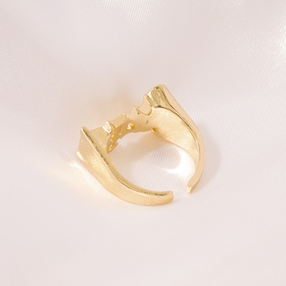 Gold Angel Ring
