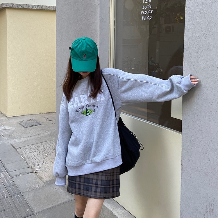 Vintage Earth Oversized Sweater