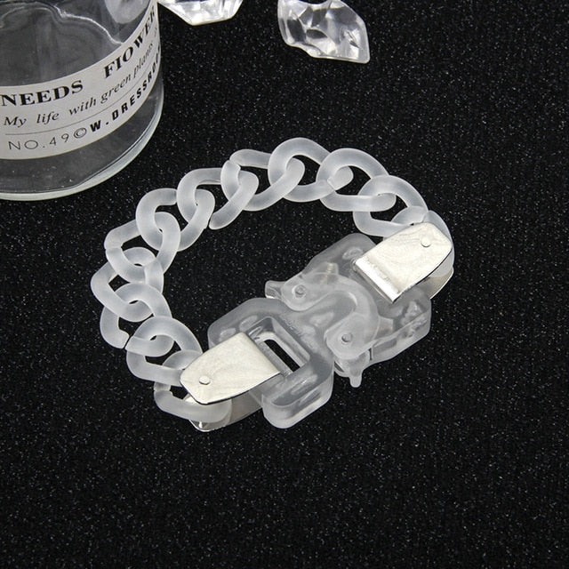 Acrylic Chain Necklace Bracelet Set