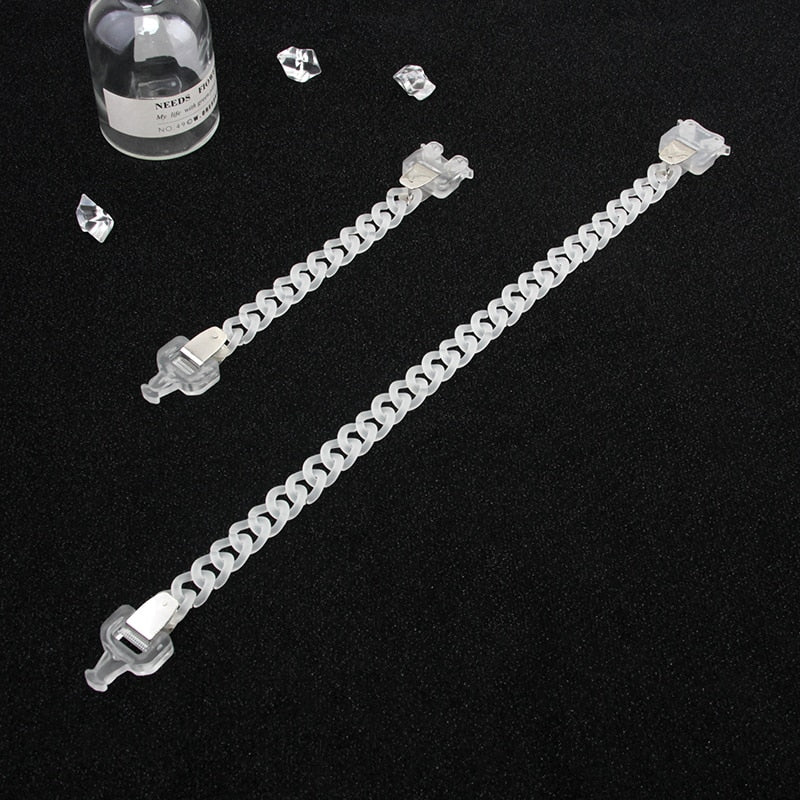 Acrylic Chain Necklace Bracelet Set
