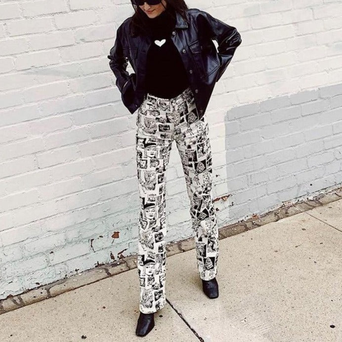 90s Comic Trousers