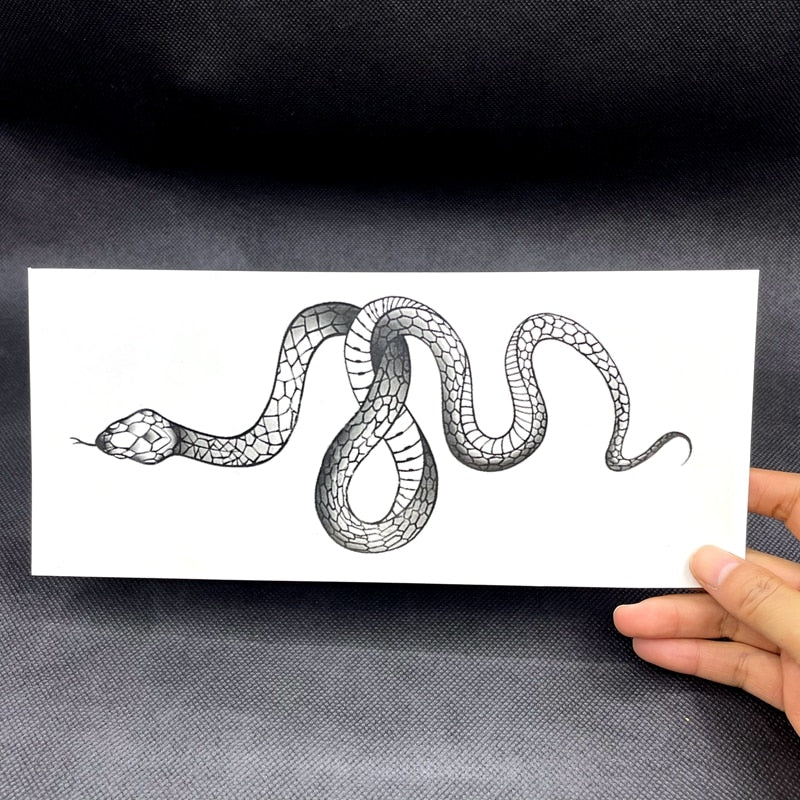 Temporary Snake Tattoo