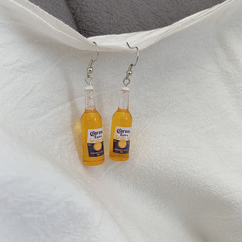 Tiny Beer Earrings