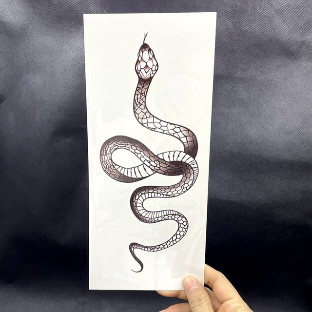 Temporary Snake Tattoo