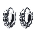 Stacked Skull Earrings