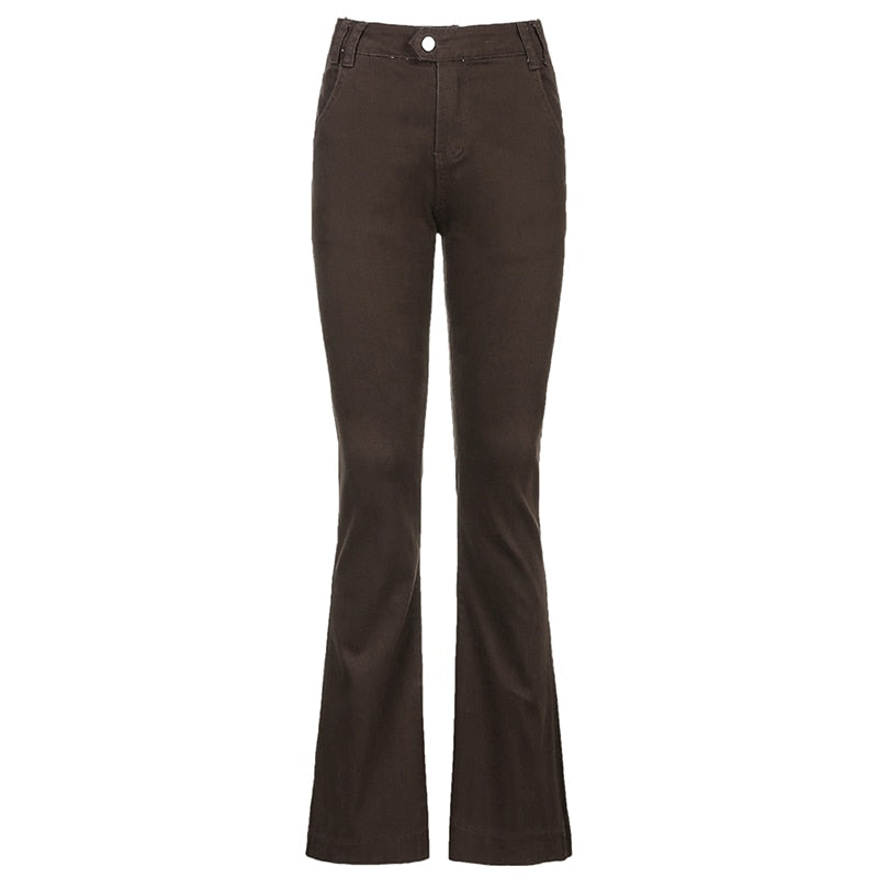 Pink Hearts Bell Bottom Trousers