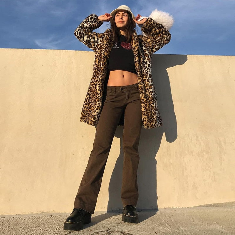 Pink Hearts Bell Bottom Trousers
