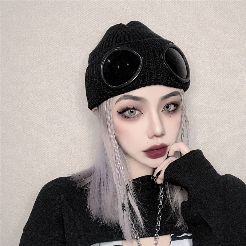 Pilot Goggle Beanie