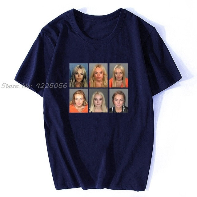 Lindsay Lohan Mugshot Tee