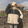 Two Tone Vegan Fur Jacket