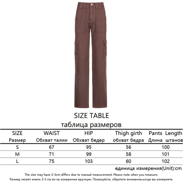 Y2K High Waisted Straight Leg Jeans