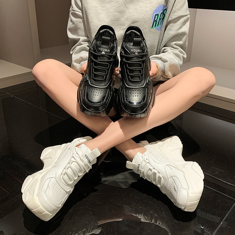 Wavy Chunky Sneakers