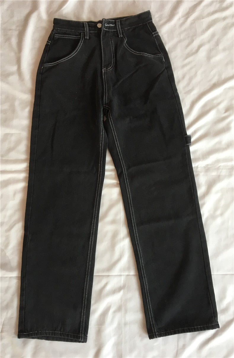 90s Casual Straight Jeans