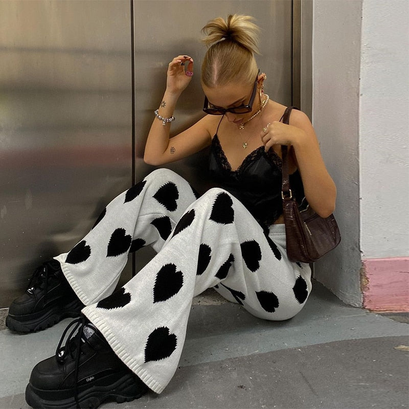 Heart Knit Trousers