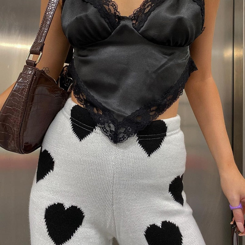 Heart Knit Trousers