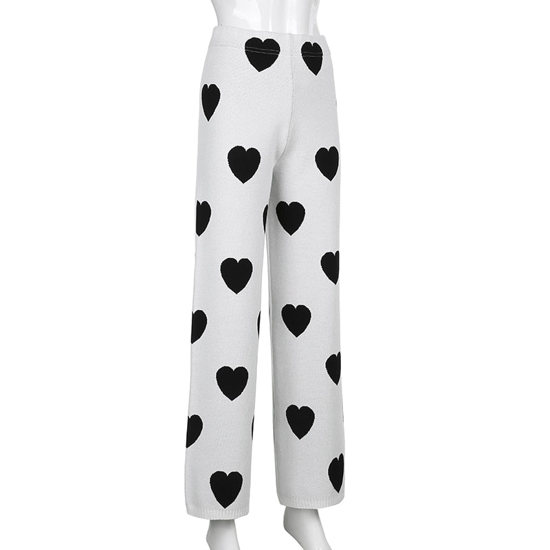 Heart Knit Trousers