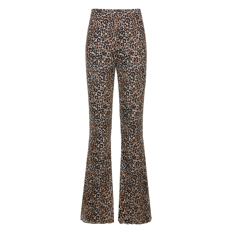 Pink Hearts Bell Bottom Trousers
