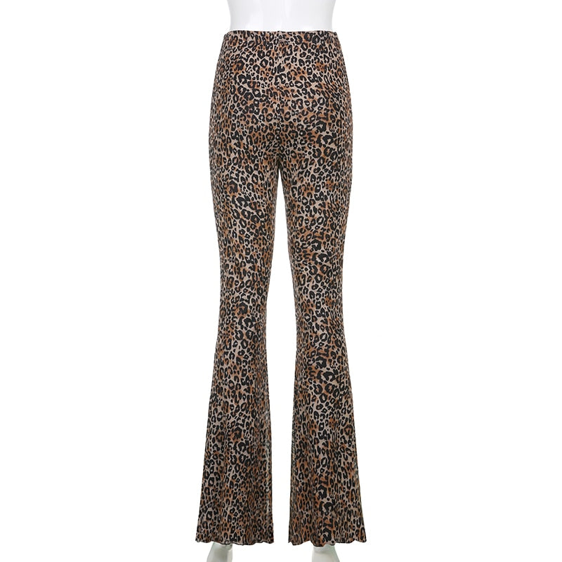 Pink Hearts Bell Bottom Trousers