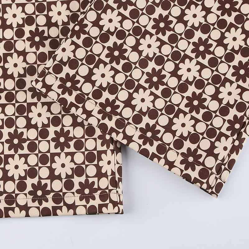Pink Hearts Bell Bottom Trousers