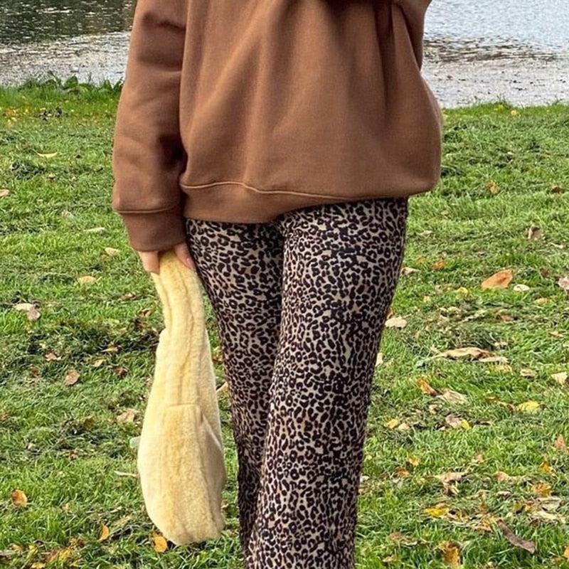 Pink Hearts Bell Bottom Trousers