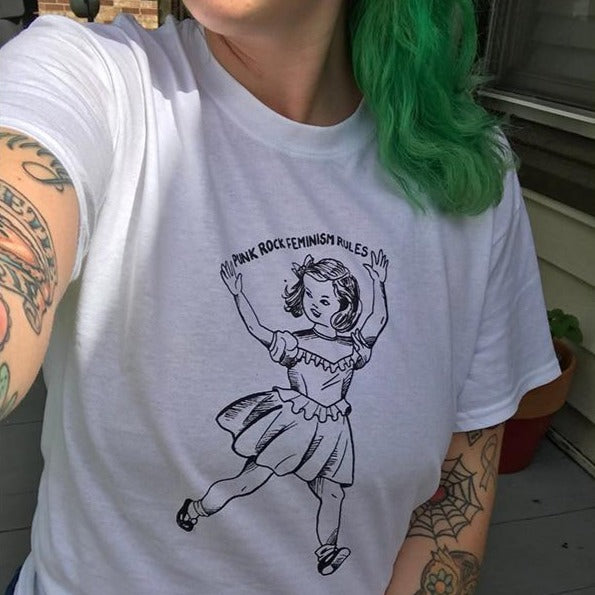 Punk Rock Feminism Rules Tee