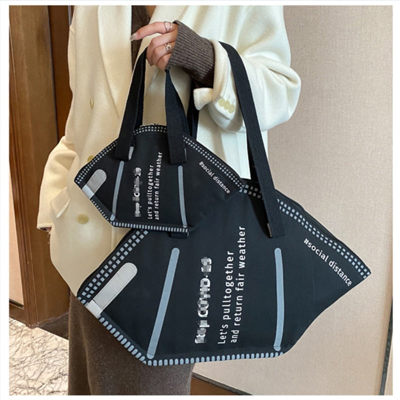 COVID mask Tote Bag