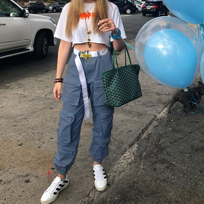Safari Cargo High Waist Trousers