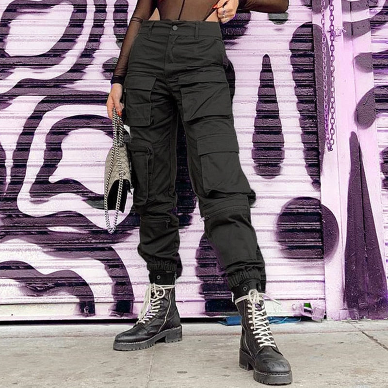 Safari Cargo High Waist Trousers