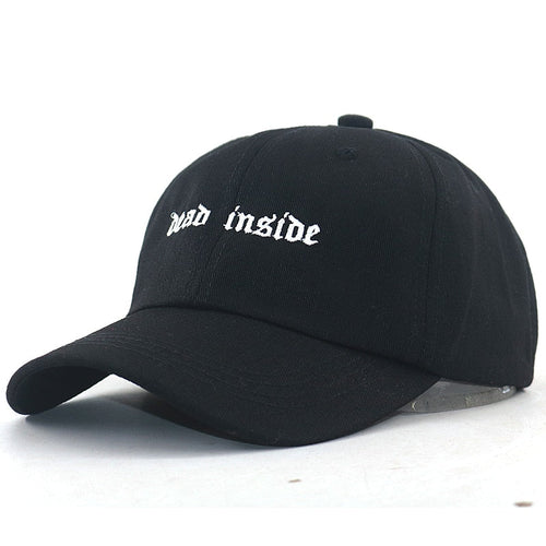 "Dead Inside" Embroidered Cap