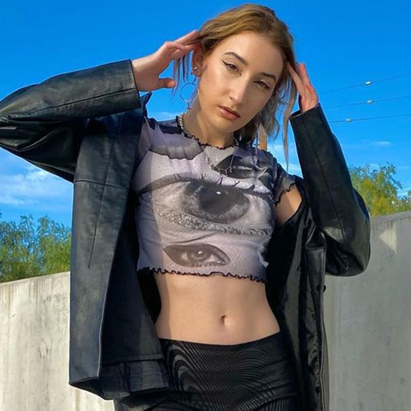 Mesh Eyes Top