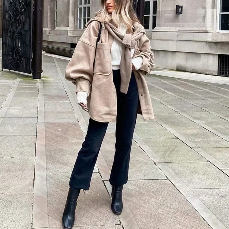 Oversized Wool Jacket