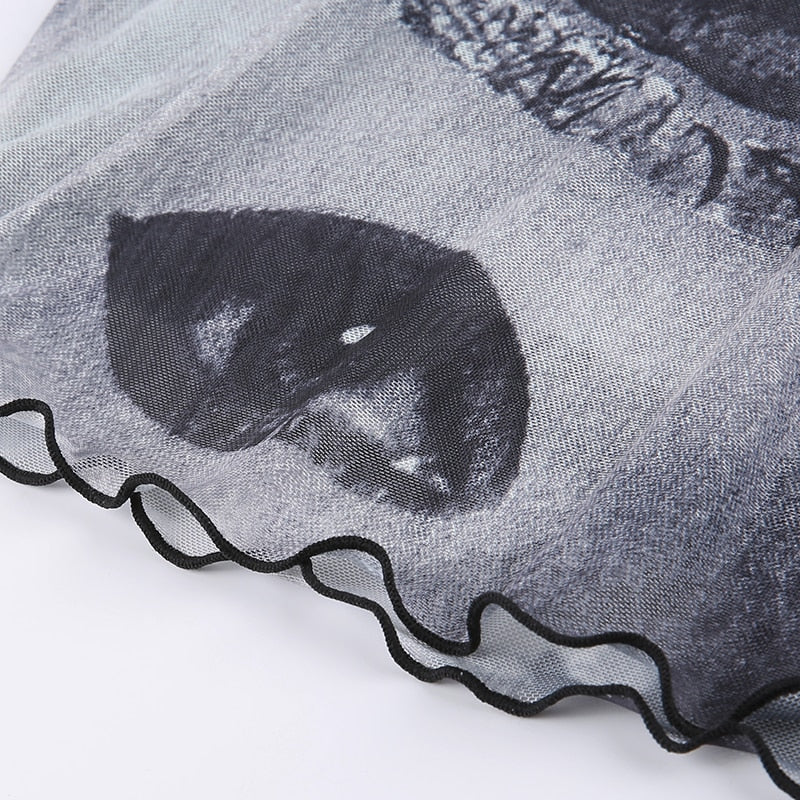 Mesh Eyes Top