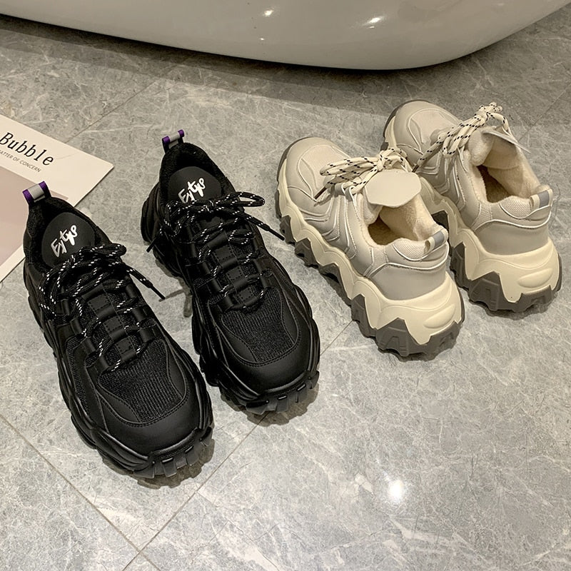 Wavy Chunky Sneakers