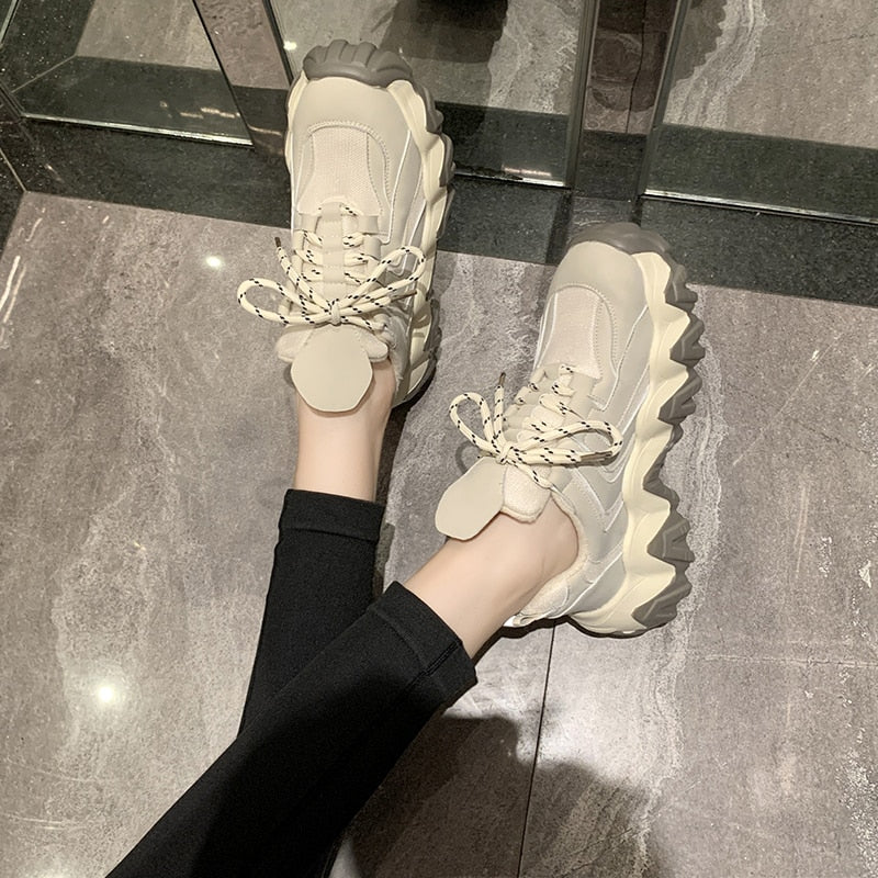 Wavy Chunky Sneakers