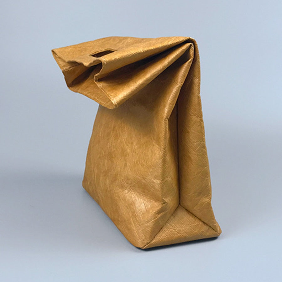 Vegan Leather "Paper" Bag
