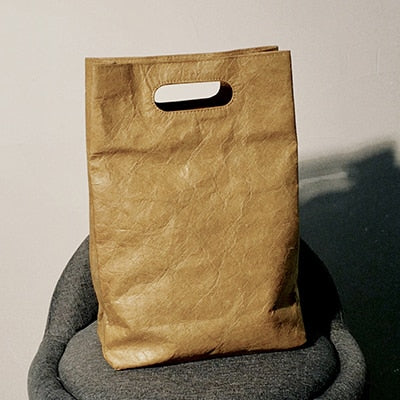 Vegan Leather "Paper" Bag