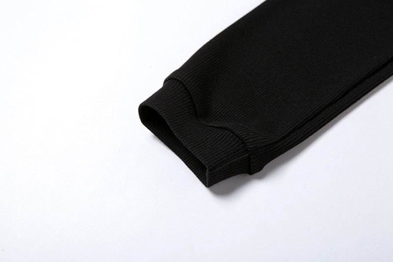 2 Piece Black Mini Dress
