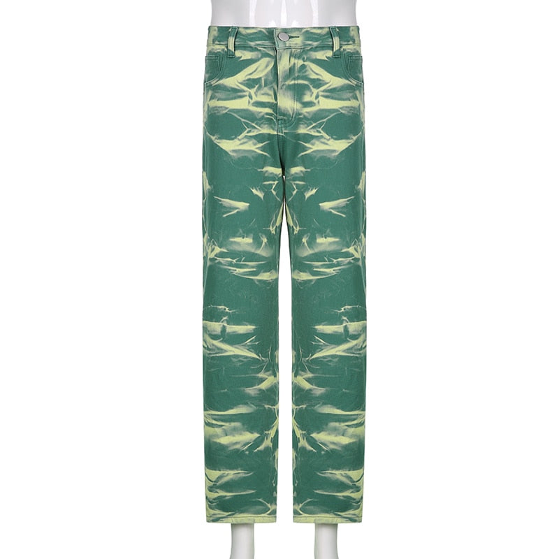 Vintage Acid Wide Leg Jeans
