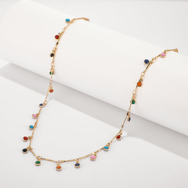 Rainbow Bead Necklace