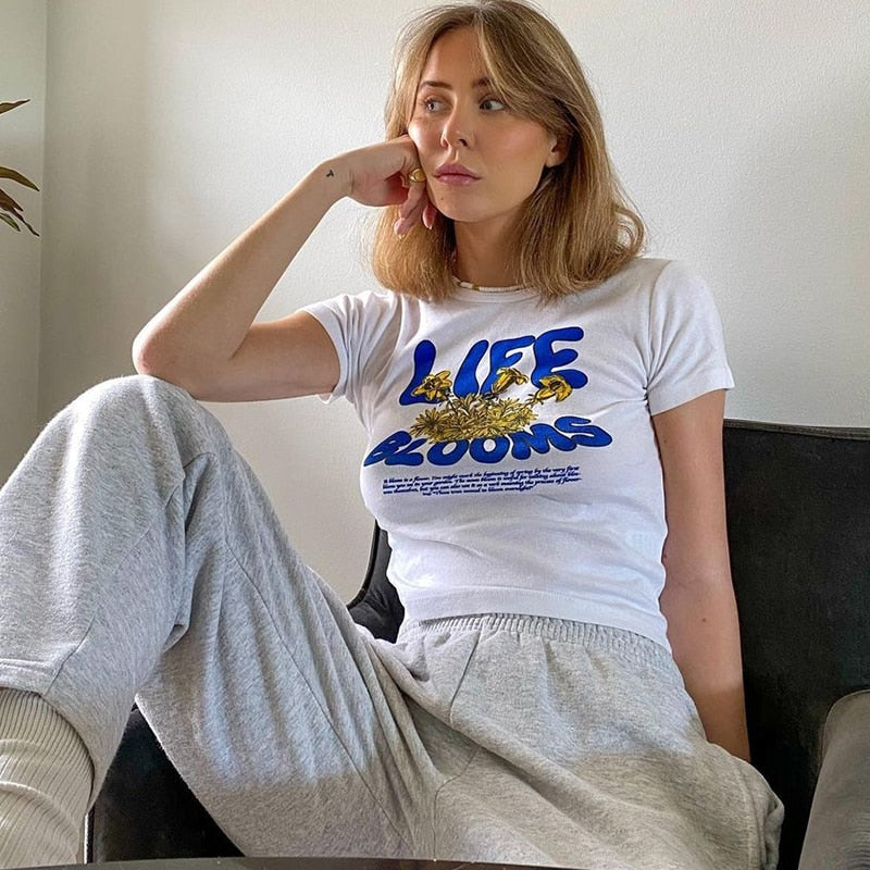 "Life Blooms" Tee