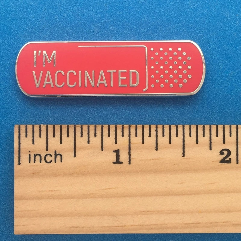 I'm Vaccinated Pin