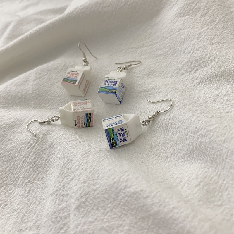 Milk Box Earrings
