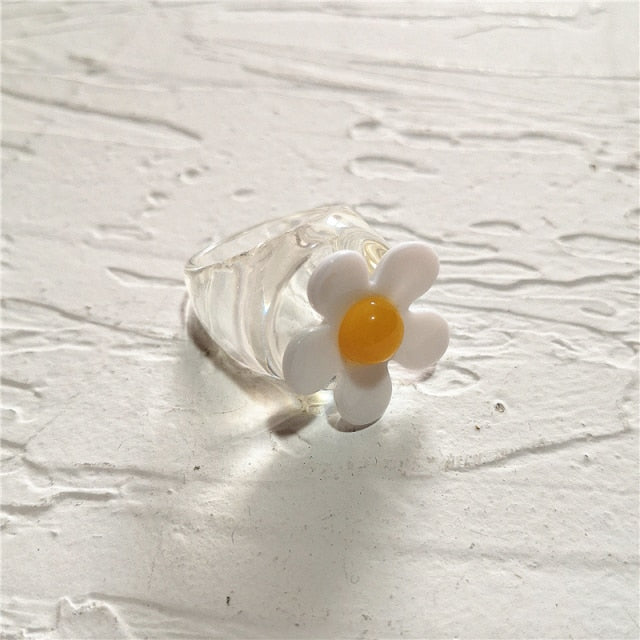 Resin Rainbow Ring