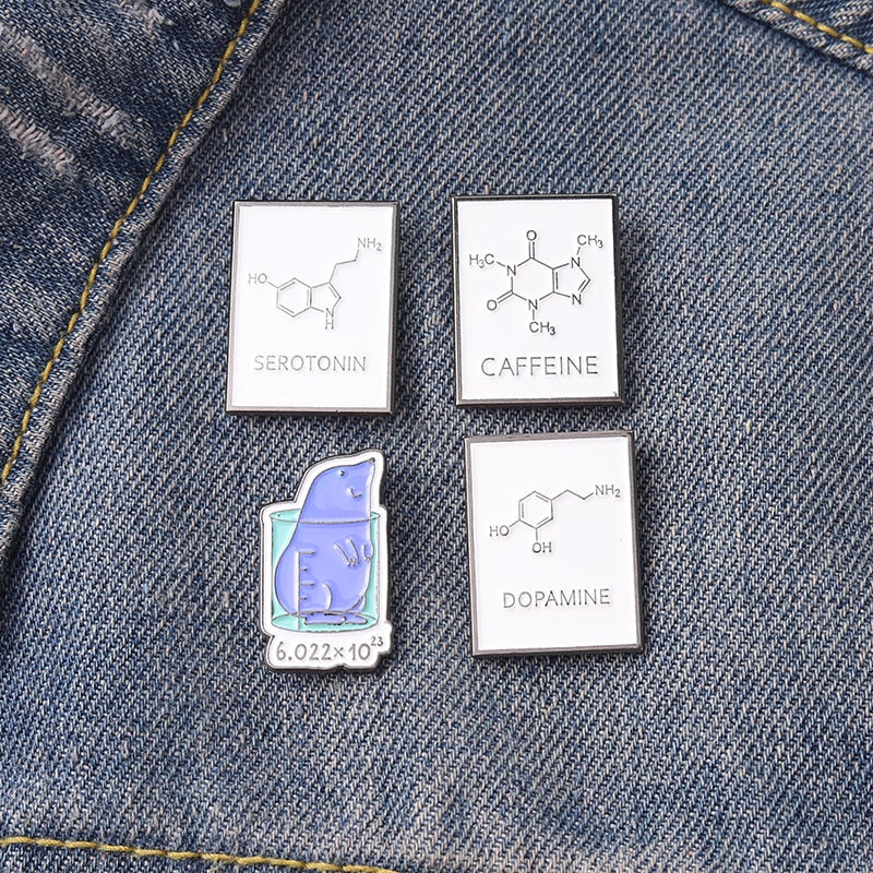 Serotonin Dopamine Pin