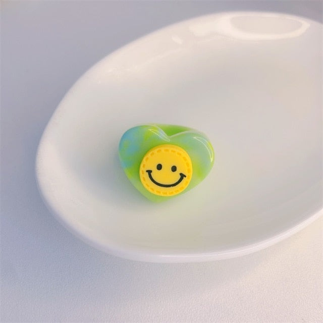 Resin Rainbow Ring