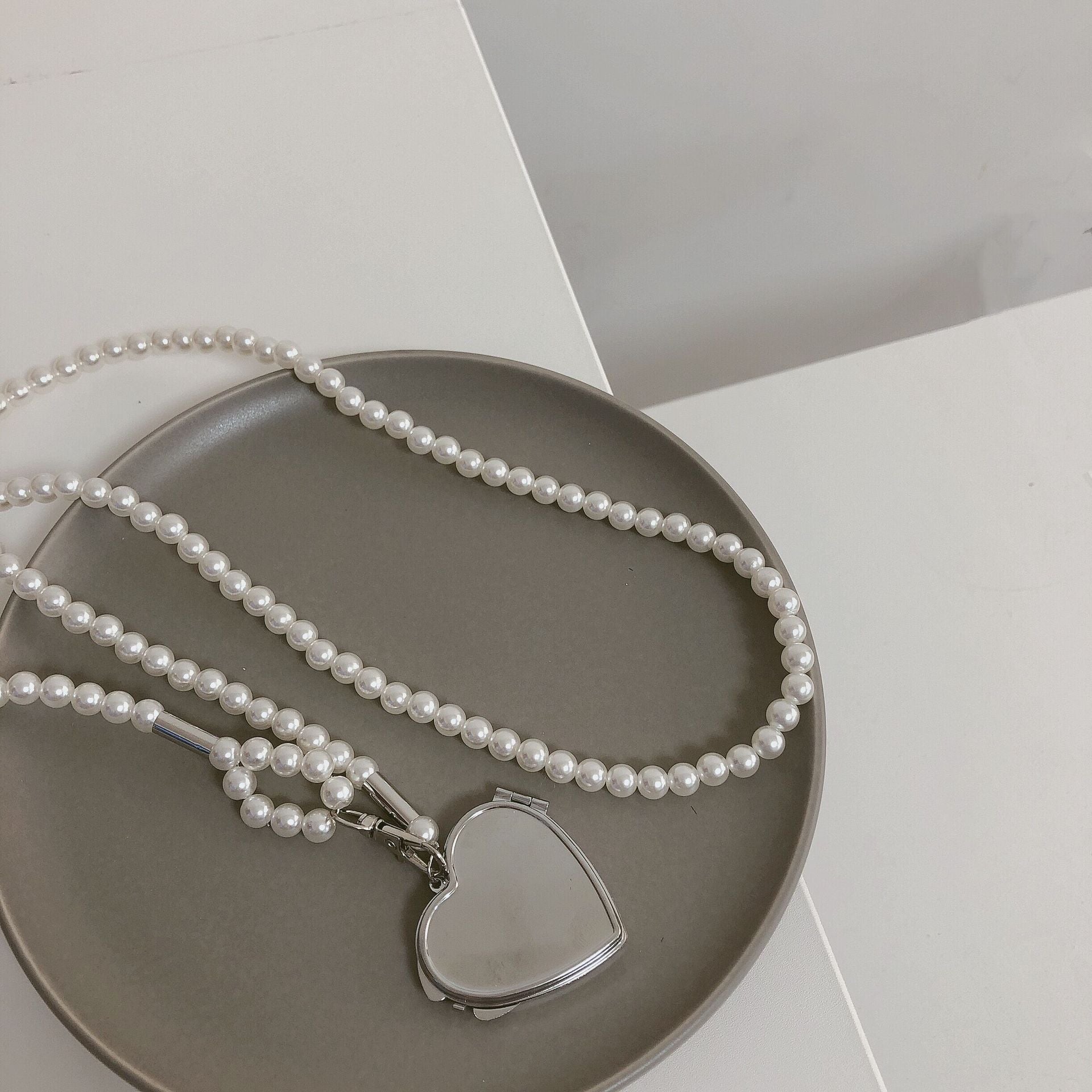 Mirror Heart Locket Bag