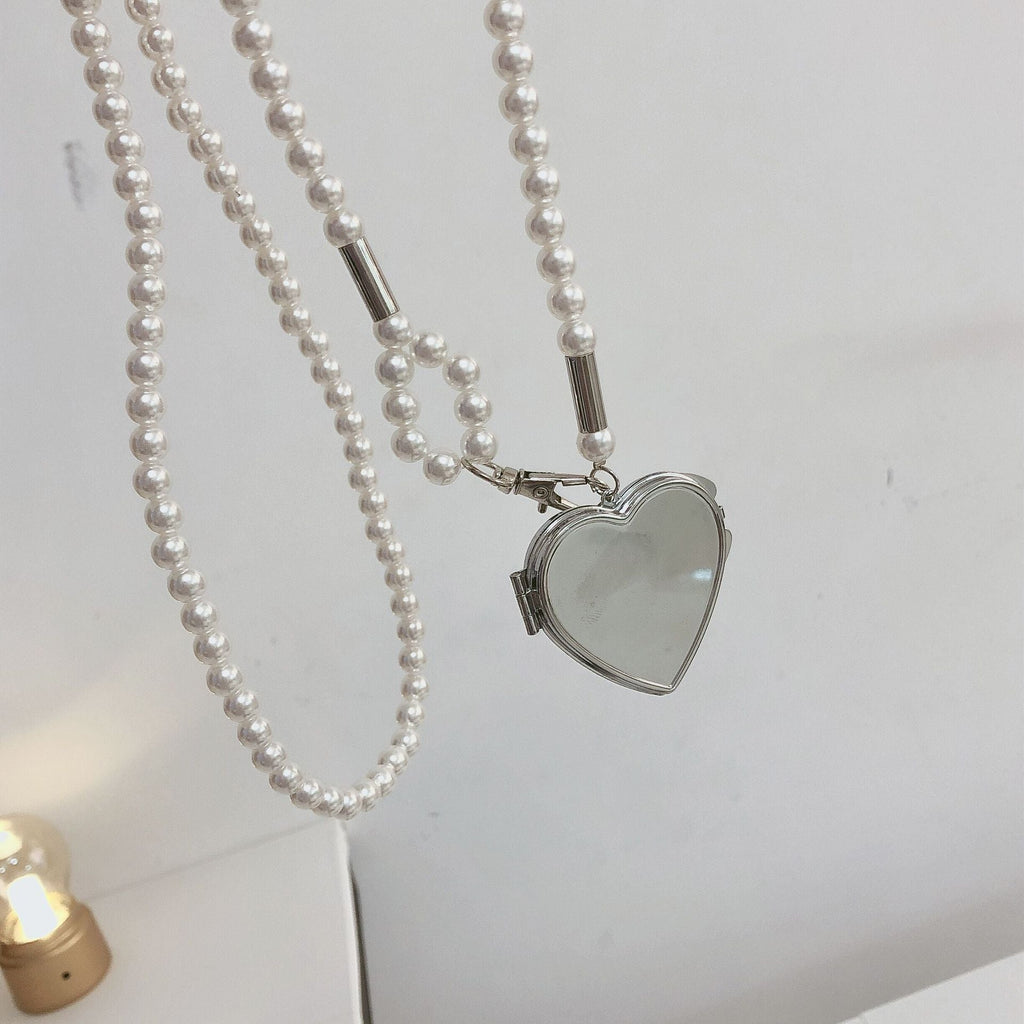 Mirror Heart Locket Bag