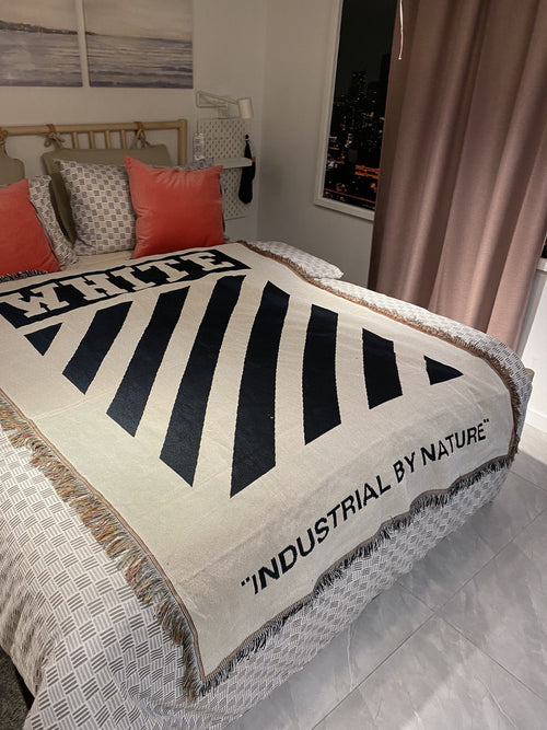 "WHITE" Throw Blanket