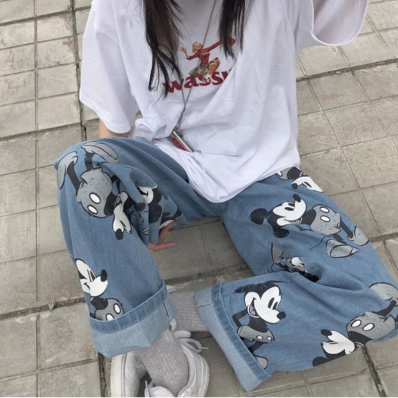Mickey Mouse Club High Waisted Jeans