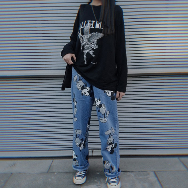 Mickey Mouse Club High Waisted Jeans